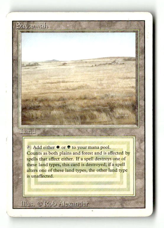 Savannah (3ED-285) [Revised Edition] (TGS00512) (Scan)