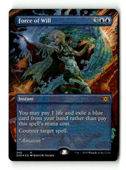 Force of Will (2XM-340) [Double Masters] (Borderless) Foil (TGS00516) (Scan) High End MTG Single Wizards of the Coast