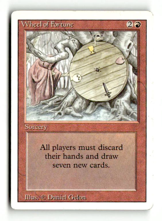 Wheel of Fortune (3ED-185) [Revised Edition] (TGS00526) (Scan)
