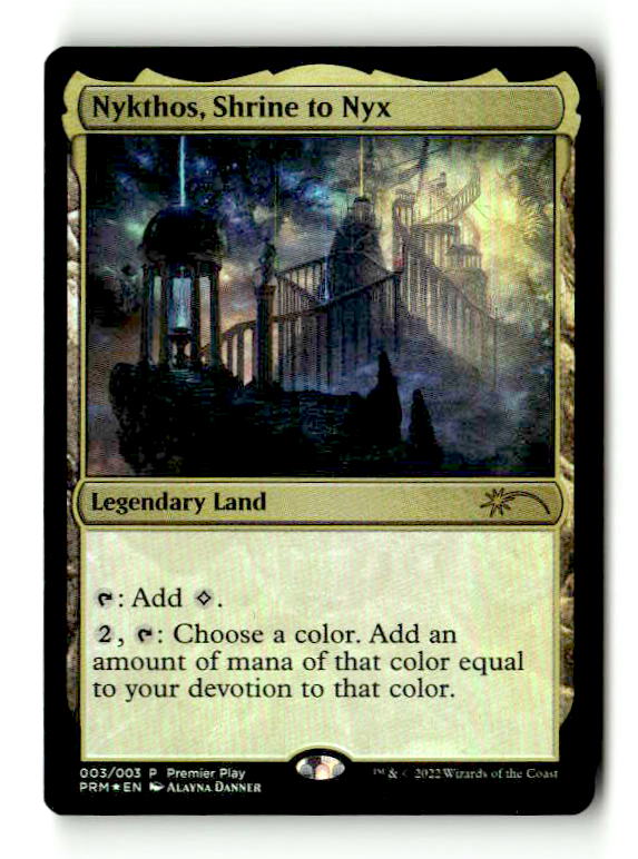 Nykthos, Shrine to Nyx (PTP-003) [Misc] Pro Tour Promos Foil (TGS00529) (Scan)