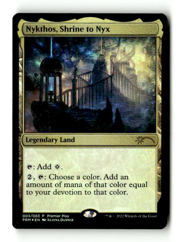 Nykthos, Shrine to Nyx (PTP-003) [Misc] Pro Tour Promos Foil (TGS00532) (Scan)