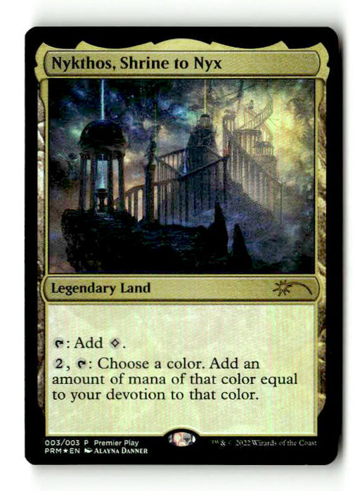 Nykthos, Shrine to Nyx (PTP-003) [Misc] Pro Tour Promos Foil (TGS00533) (Scan) High End MTG Single Wizards of the Coast