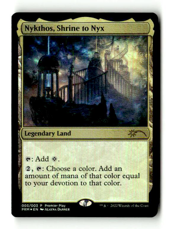 Nykthos, Shrine to Nyx (PTP-003) [Misc] Pro Tour Promos Foil (TGS00535) (Scan)