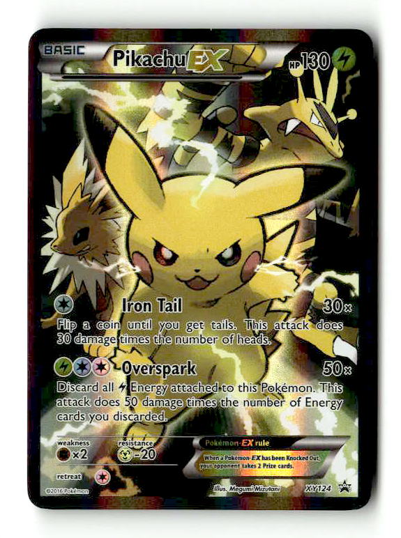 Pikachu EX XY124/211 Holofoil [Promos: XY Promos] (TGS00536) (Scan)