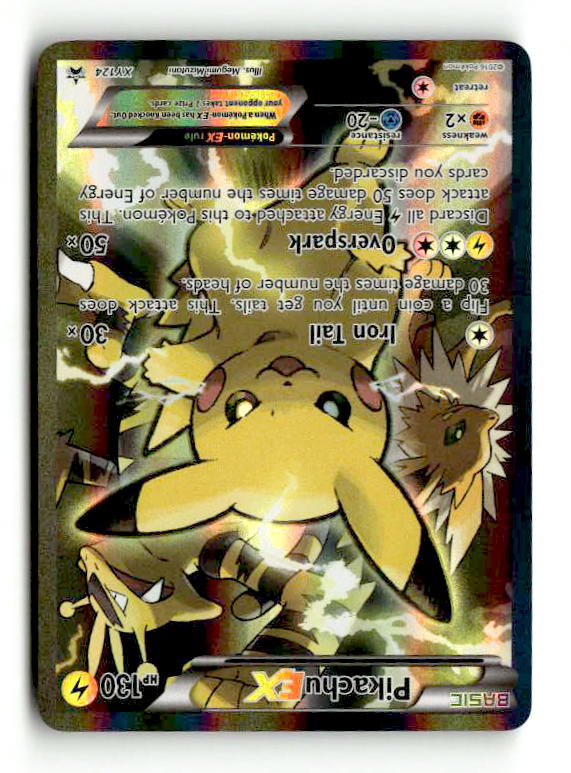 Pikachu EX XY124/211 Holofoil [Promos: XY Promos] (TGS00537) (Scan)