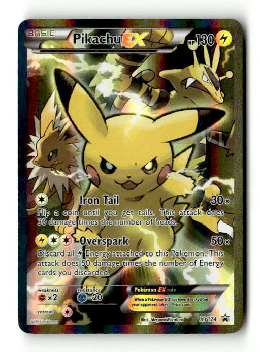 Pikachu EX XY124/211 Holofoil [Promos: XY Promos] (TGS00537) (Scan) High End Pokemon Pokémon