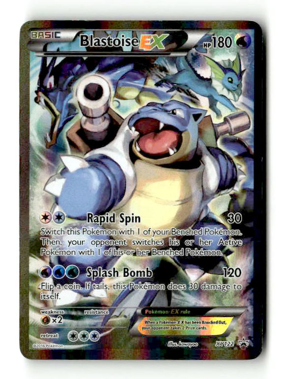 Blastoise EX XY122/211 Holofoil [Promos: XY Promos] (TGS00540) (Scan)