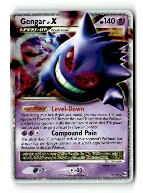 Gengar Lv.X 97/99 Holofoil [Platinum: Arceus] (TGS00543) (Scan)