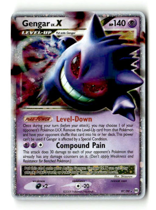 Gengar Lv.X 97/99 Holofoil [Platinum: Arceus] (TGS00544) (Scan) High End Pokemon Pokémon