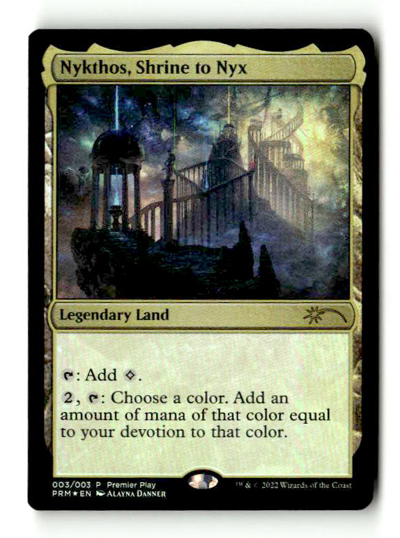 Nykthos, Shrine to Nyx (PTP-003) [Misc] Pro Tour Promos Foil (TGS00557) (Scan)