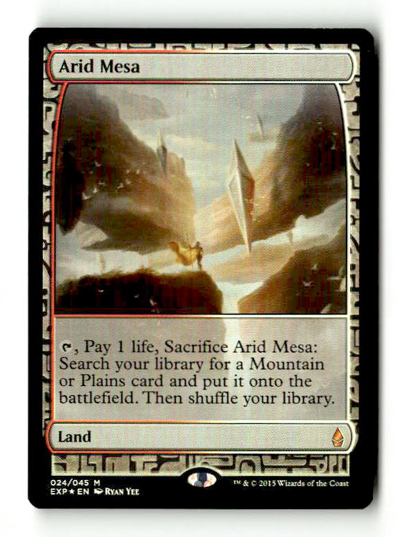 Arid Mesa (EXP-024) [Zendikar Expeditions] Foil (TGS00559) (Scan)