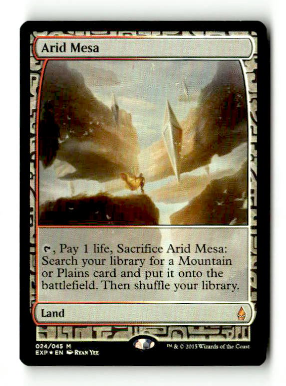 Arid Mesa (EXP-024) [Zendikar Expeditions] Foil (TGS00560) (Scan)