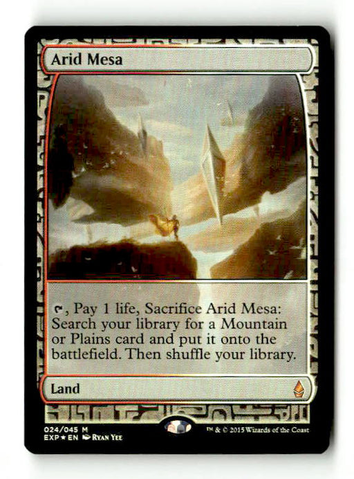 Arid Mesa (EXP-024) [Zendikar Expeditions] Foil (TGS00560) (Scan) High End MTG Single Wizards of the Coast