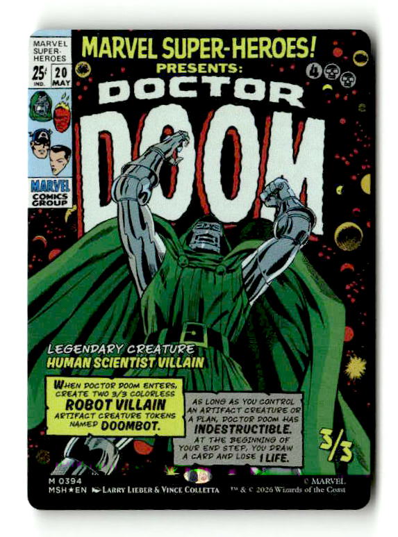 Doctor Doom (0394) (MSH-394) [Marvel Super Heroes] Foil (TGS00563) (Scan)