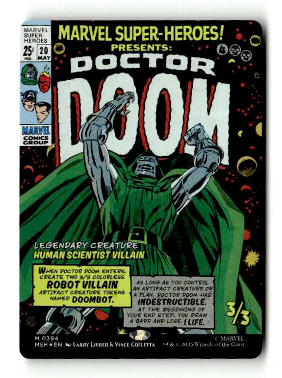 Doctor Doom (0394) (MSH-394) [Marvel Super Heroes] Foil (TGS00564) (Scan)