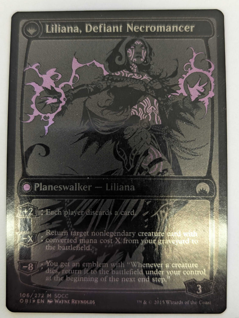 Liliana, Heretical Healer (SDCC 2015 Exclusive) (MEDIA-106) [Misc] San Diego Comic-Con 2015 Foil (TGS00567) (Scan)