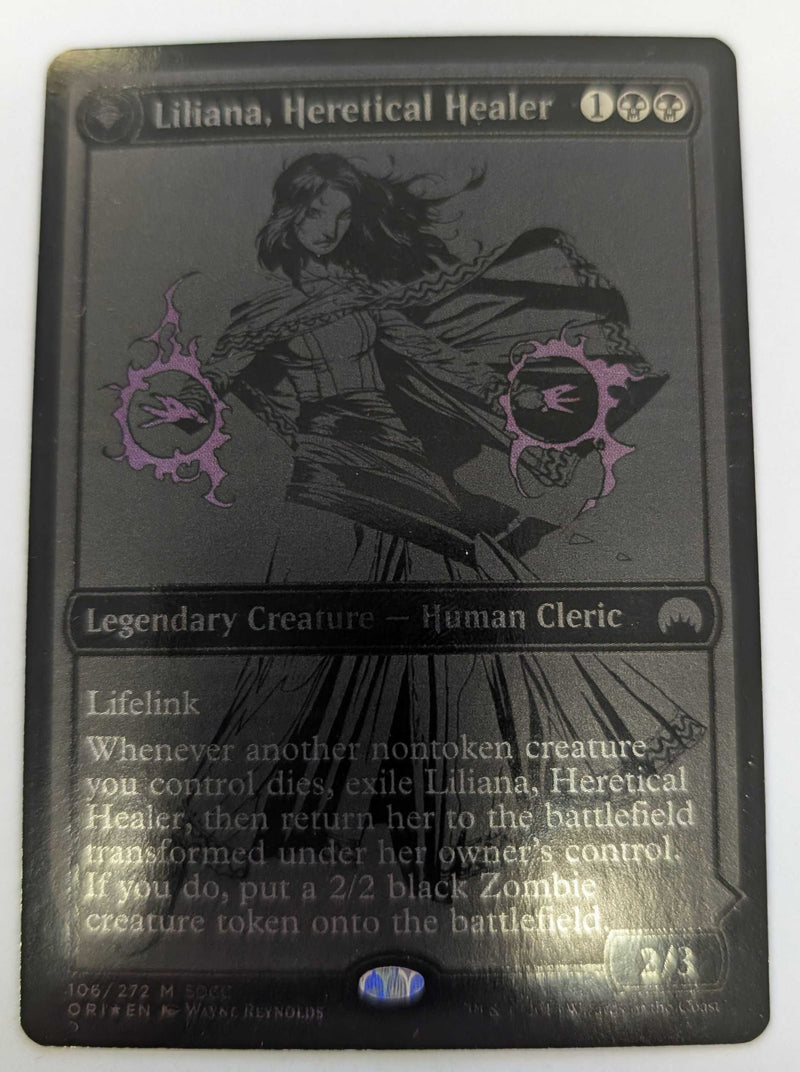 Liliana, Heretical Healer (SDCC 2015 Exclusive) (MEDIA-106) [Misc] San Diego Comic-Con 2015 Foil (TGS00567) (Scan)