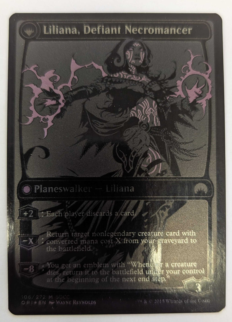 Liliana, Heretical Healer (SDCC 2015 Exclusive) (MEDIA-106) [Misc] San Diego Comic-Con 2015 Foil (TGS00568) (Scan)