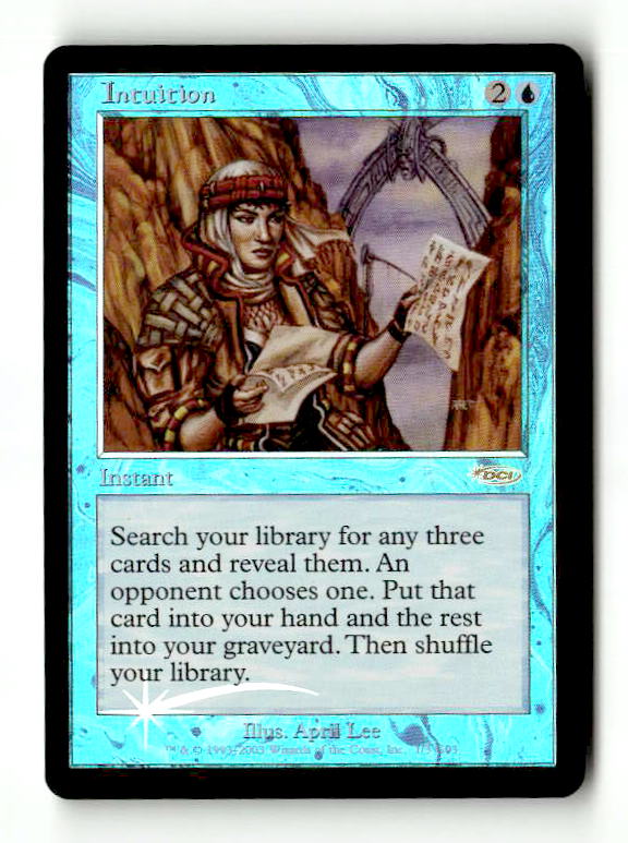 Intuition (JDG-001) [Misc] Judge Gift Cards 2003 Foil (TGS00591) (Scan)