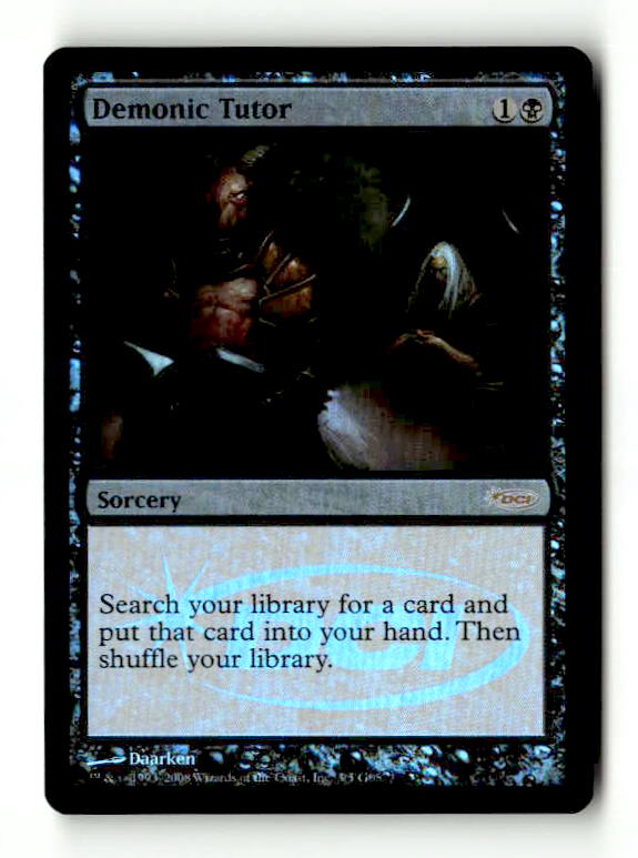 Demonic Tutor (JDG-003) [Misc] Judge Gift Cards 2008 Foil (TGS00593) (Scan)