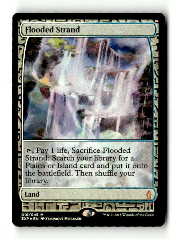 Flooded Strand (EXP-016) [Zendikar Expeditions] Foil (TGS0597) (Scan)