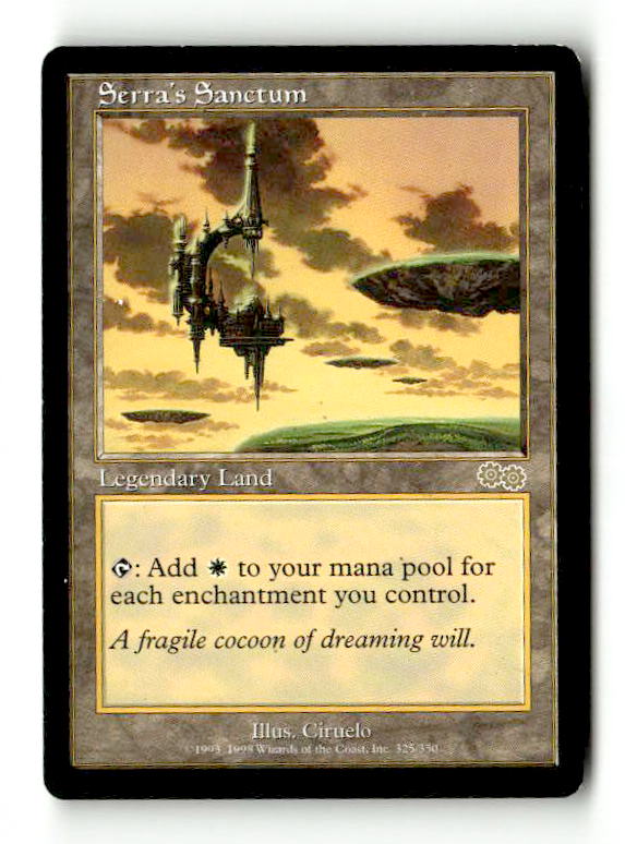 Serra's Sanctum (USG-325) [Urza's Saga] (TGS00598) (Scan)