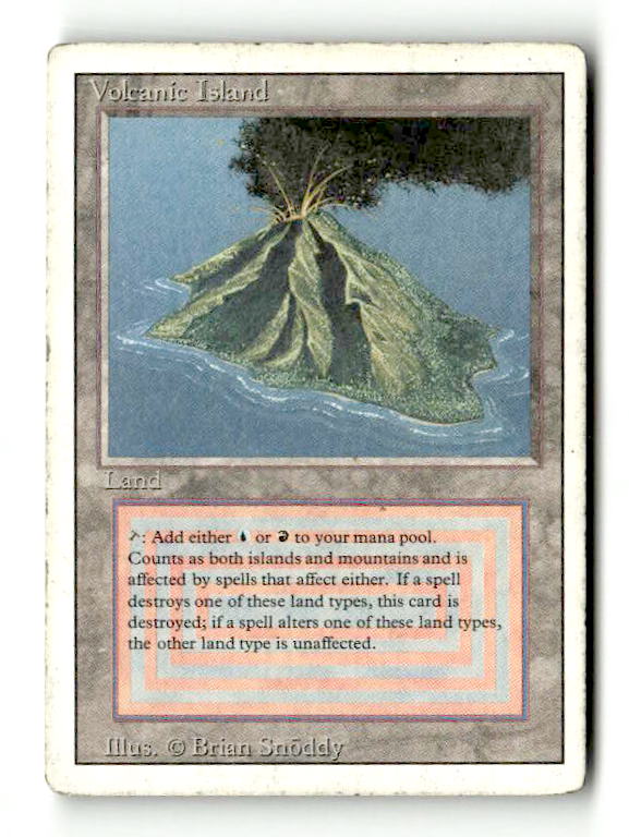 Volcanic Island (3ED-291) [Revised Edition] (TGS00600) (Scan)
