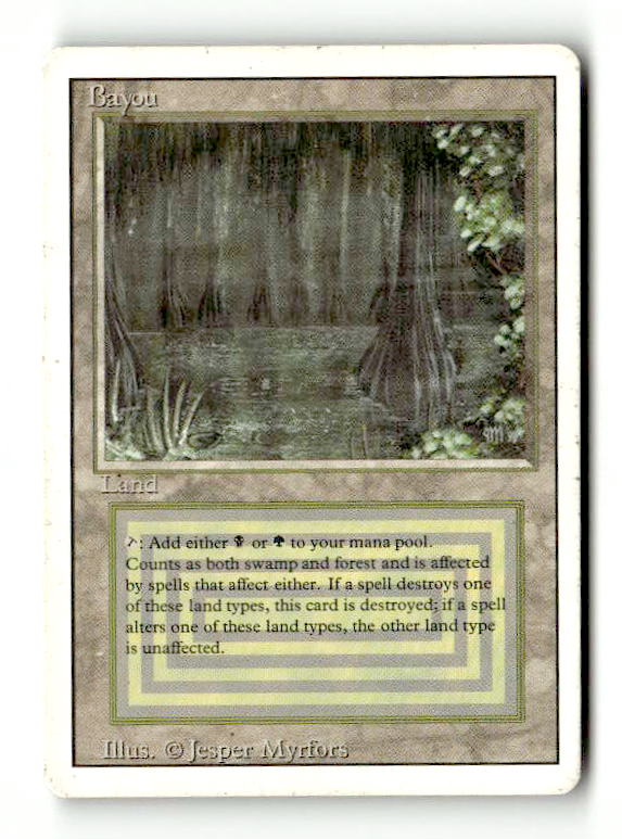 Bayou (3ED-) [Revised Edition] (TGS00610) (Scan) High End MTG Single Wizards of the Coast