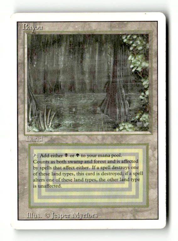 Bayou (3ED-) [Revised Edition] (TGS00611) (Scan)