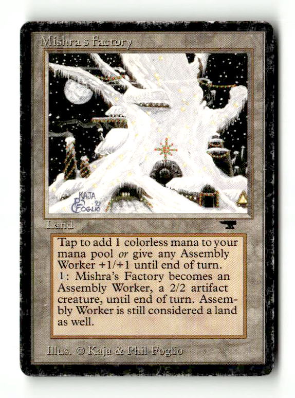 Mishra's Factory (ATQ-80D) [Oldschool] Antiquities (TGS00615) (Scan) High End MTG Single Wizards of the Coast