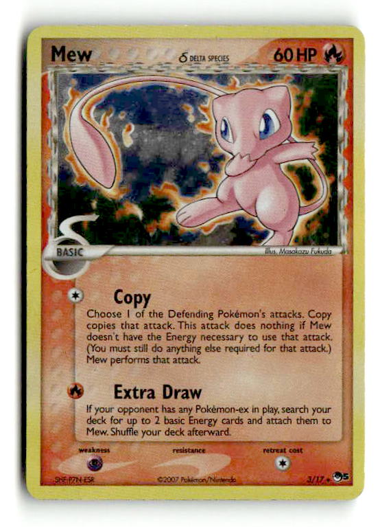 Mew (Delta Species) 003/017 Holofoil [Promos: POP Series 5] (TGS00622) (Scan)