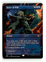 Force of Will (2XM-340) [Double Masters] (Borderless) (TGS00625) (Scan) High End MTG Single Wizards of the Coast