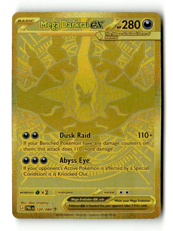 Mega Darkrai ex 120/084 Holofoil [ME05: Pitch Black] (TGS00628) (Scan)