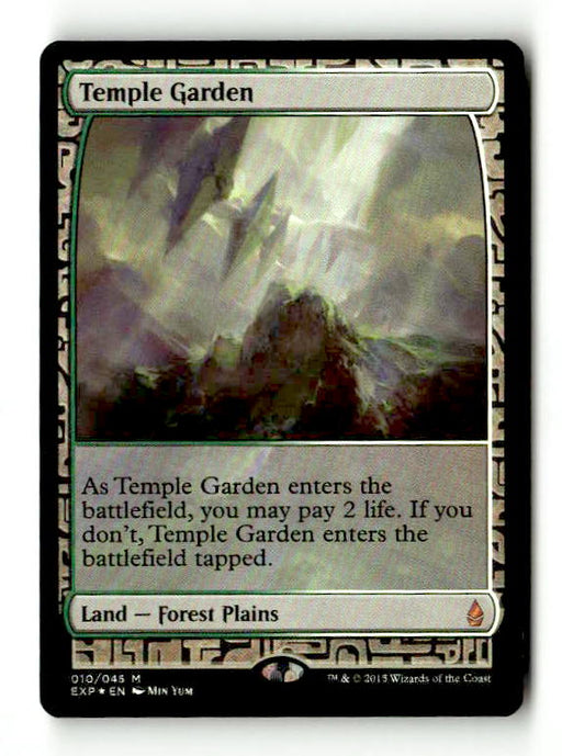 Temple Garden (EXP-010) [Zendikar Expeditions] Foil (TGS00629) (Scan) High End MTG Single Wizards of the Coast