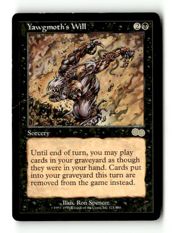 Yawgmoth's Will (USG-171) [Urza's Saga] (TGS00632) (Scan)