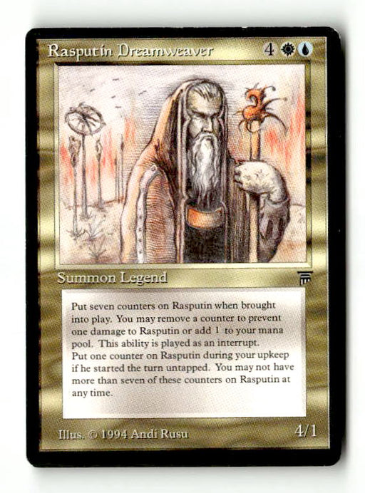 Rasputin Dreamweaver (LEG-253) [Oldschool] Legends (TGS00634) (Scan) High End MTG Single Wizards of the Coast