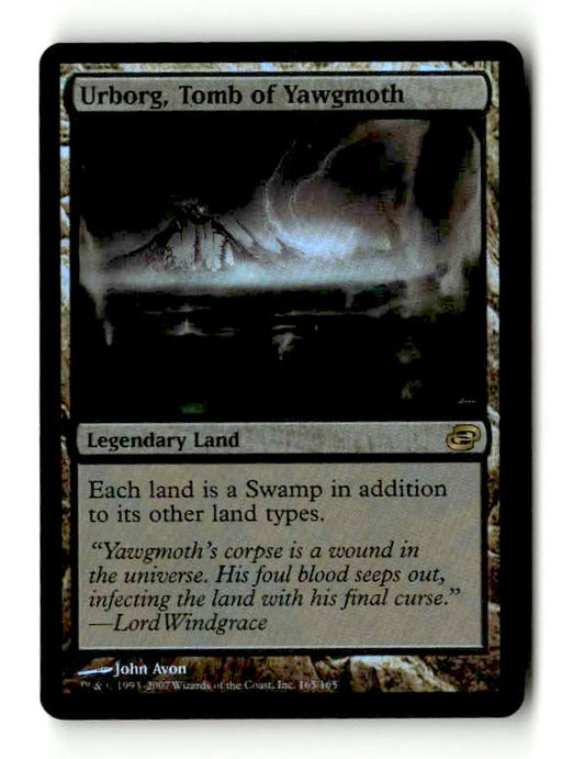 Urborg, Tomb of Yawgmoth (PLC-165) [Planar Chaos] Foil (TGS00637) (Scan) High End MTG Single Wizards of the Coast