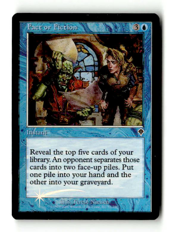 Fact or Fiction (INV-057) [Invasion] Foil (TGS00638) (Scan)