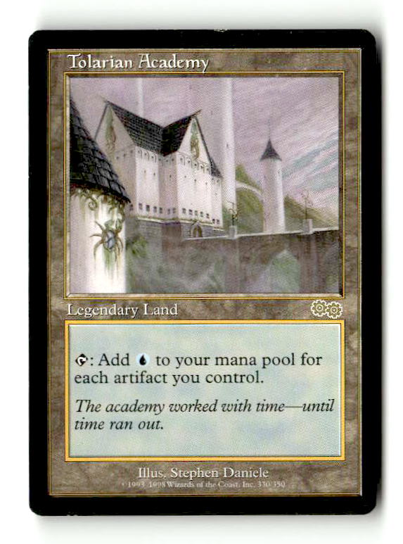 Tolarian Academy (USG-330) [Urza's Saga] (TGS00647) (Scan)