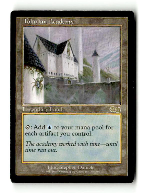 Tolarian Academy (USG-330) [Urza's Saga] (TGS00649) (Scan)
