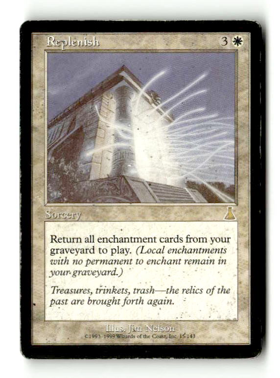 Replenish (UDS-015) [Urza's Destiny] (TGS00654) (Scan) High End MTG Single Wizards of the Coast