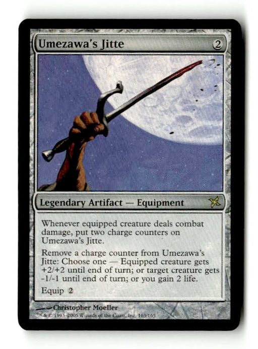 Umezawa's Jitte (BOK-163) [Betrayers of Kamigawa] Foil (TGS00659) (Scan) High End MTG Single Wizards of the Coast
