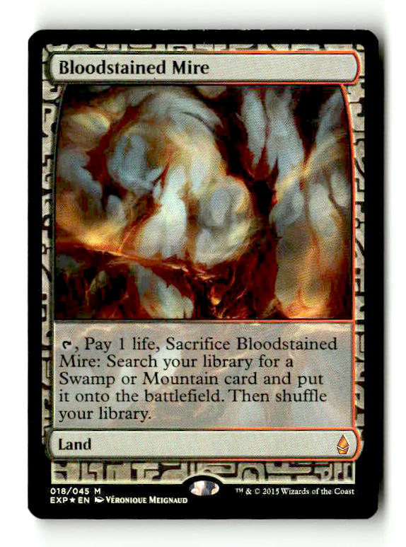 Bloodstained Mire (EXP-018) [Zendikar Expeditions] Foil (TGS00661) (Scan)