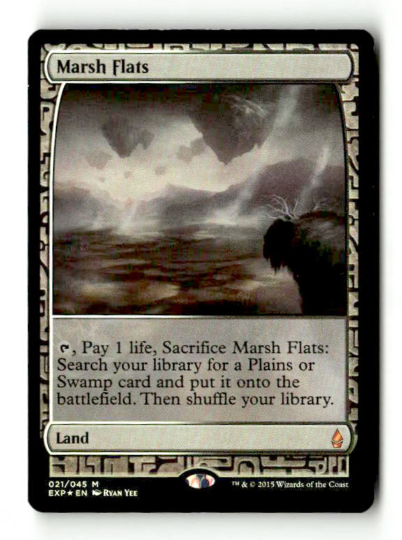 Marsh Flats (EXP-021) [Zendikar Expeditions] Foil (TGS00662) (Scan)