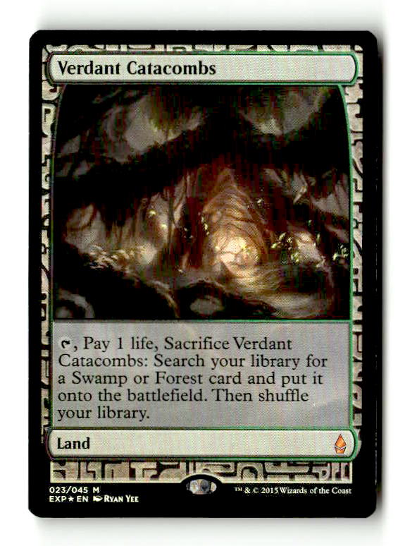 Verdant Catacombs (EXP-023) [Zendikar Expeditions] Foil (TGS00663) (Scan)