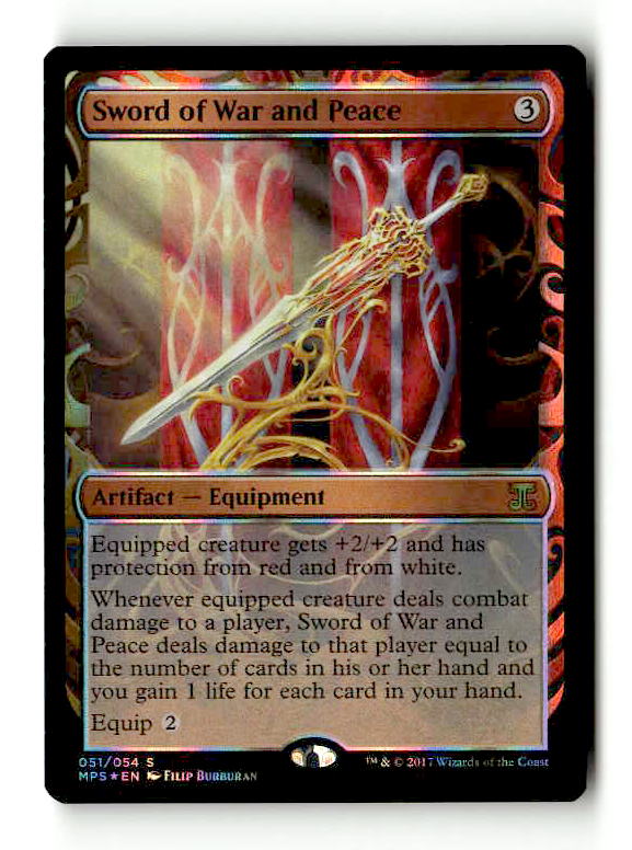 Sword of War and Peace (MPS-051) [Kaladesh Inventions] Foil (TGS00665) (Scan)