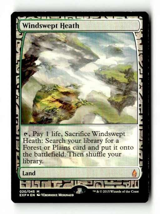 Windswept Heath (EXP-020) [Zendikar Expeditions] Foil (TGS00667) (Scan) High End MTG Single Wizards of the Coast