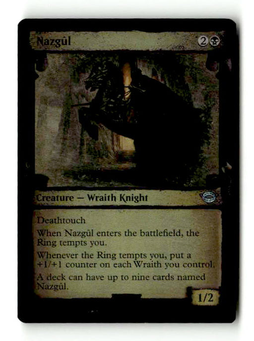 Nazgul (0726) (Showcase Scrolls) (LTR-726) [The Lord of the Rings: Tales of Middle-earth] (Showcase) Foil (TGS00670) (Scan) High End MTG Single Wizards of the Coast
