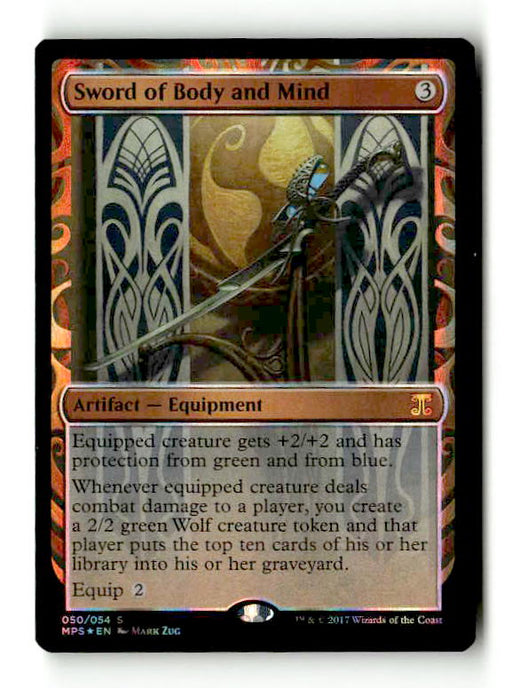 Sword of Body and Mind (MPS-050) [Kaladesh Inventions] Foil (TGS00675) (Scan) High End MTG Single Wizards of the Coast