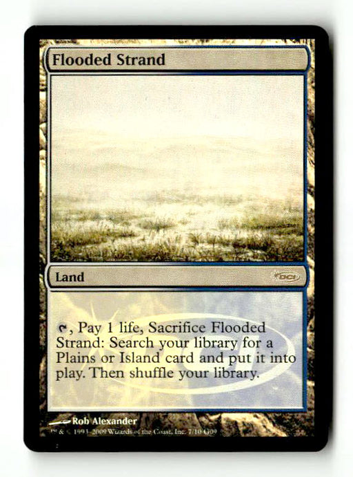 Flooded Strand (JDG-007) [Misc] Judge Gift Cards 2009 Foil (TGS00678) (Scan) High End MTG Single Wizards of the Coast
